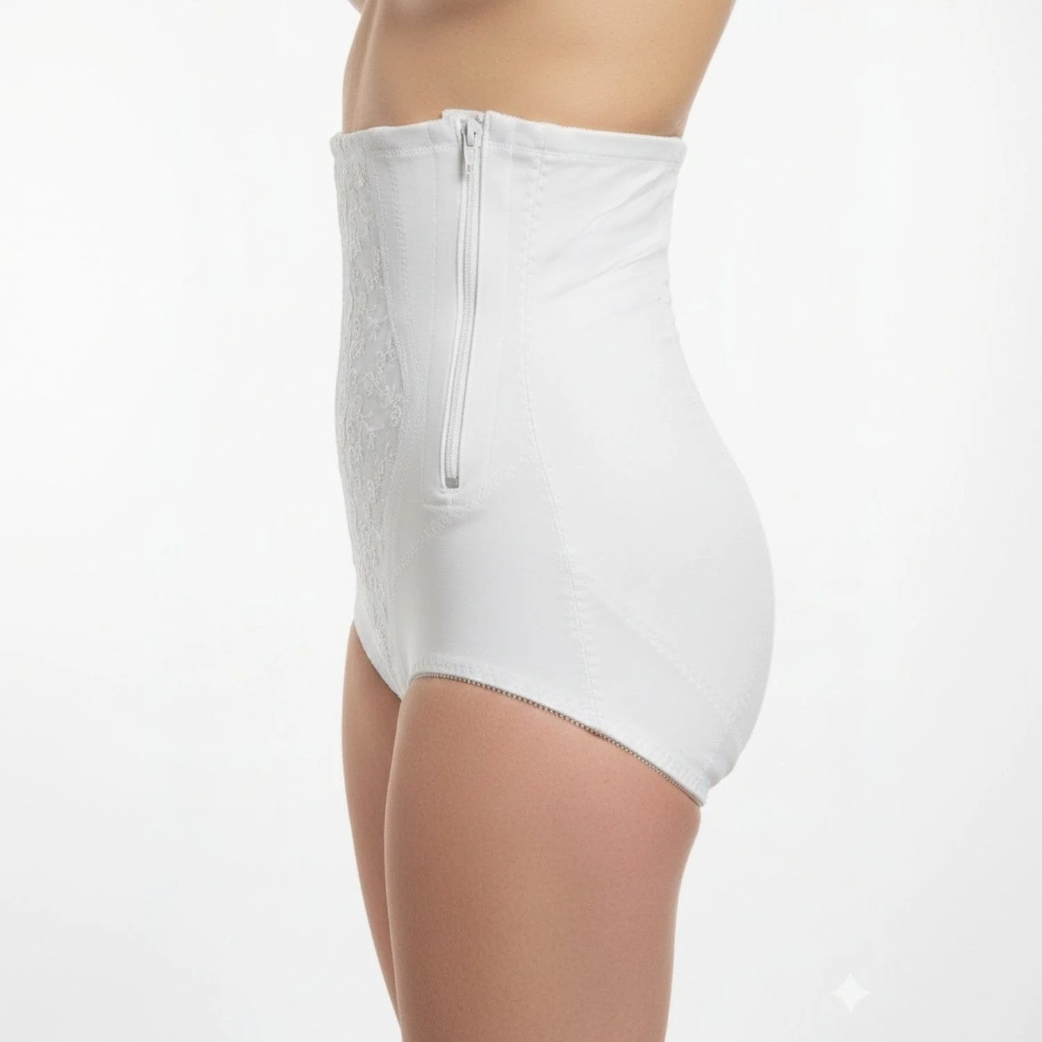 Style 4085 | High Waist Brief (Side Zipper) - Image 8