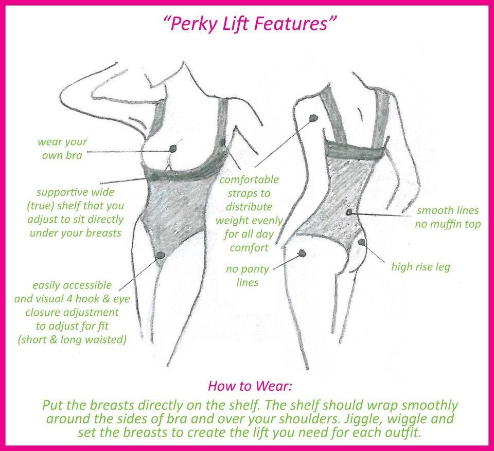 The Perky Lift by Rago - Wear your own BRA - Body Shaper - Image 4