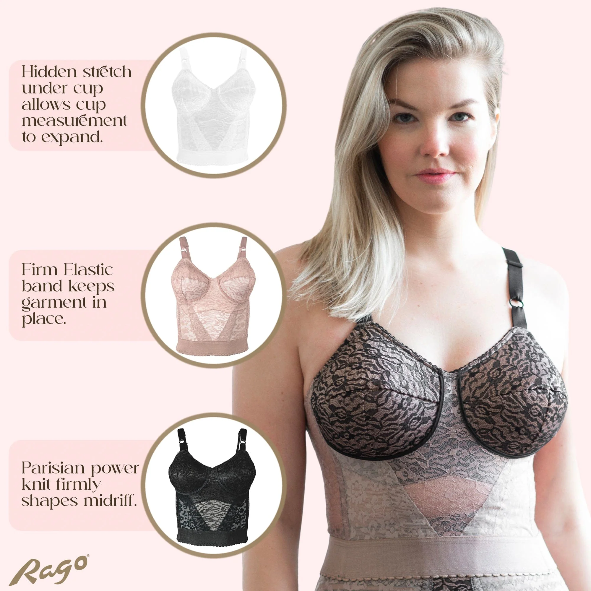 Style 2202 | Lacette Longline Wireless Expandable Cup Bra - Image 21