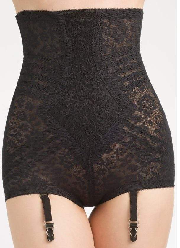 High Waist Extra Firm "No Roll" Panty Girdle with Detachable Garters | Style 6107 - Image 4