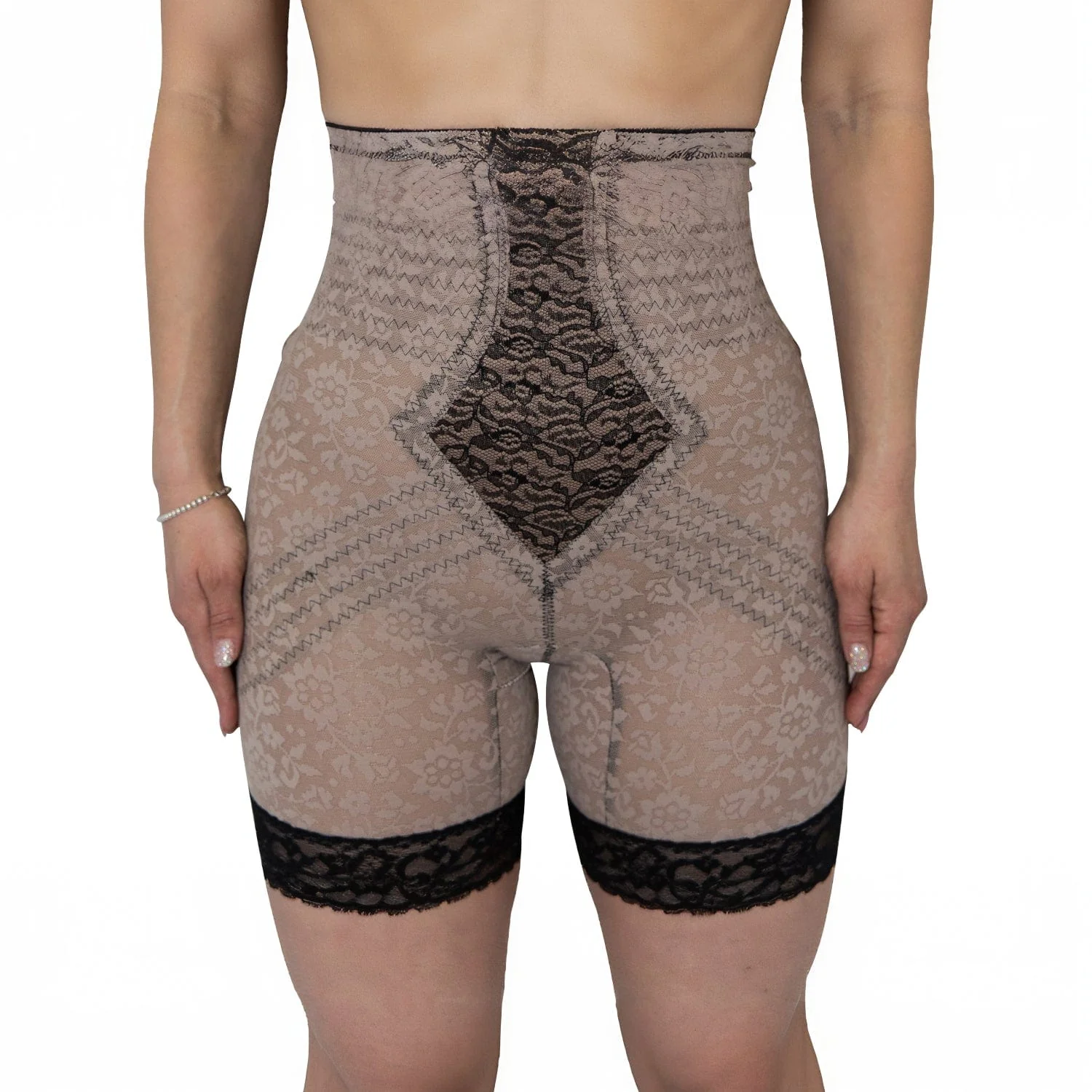 Style 6207 |  No Roll High Waist Lace Thigh Slimmer with Extra Firm Support - Image 40