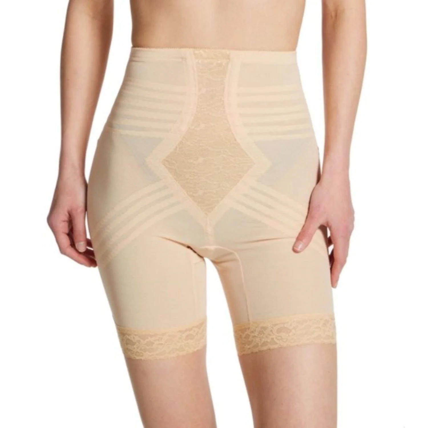 Style 6209 | Breathable High Waist Thigh Slimmer | No Roll Power Mesh Hourglass Shaper |  Firm to Extra Firm Support - Image 15