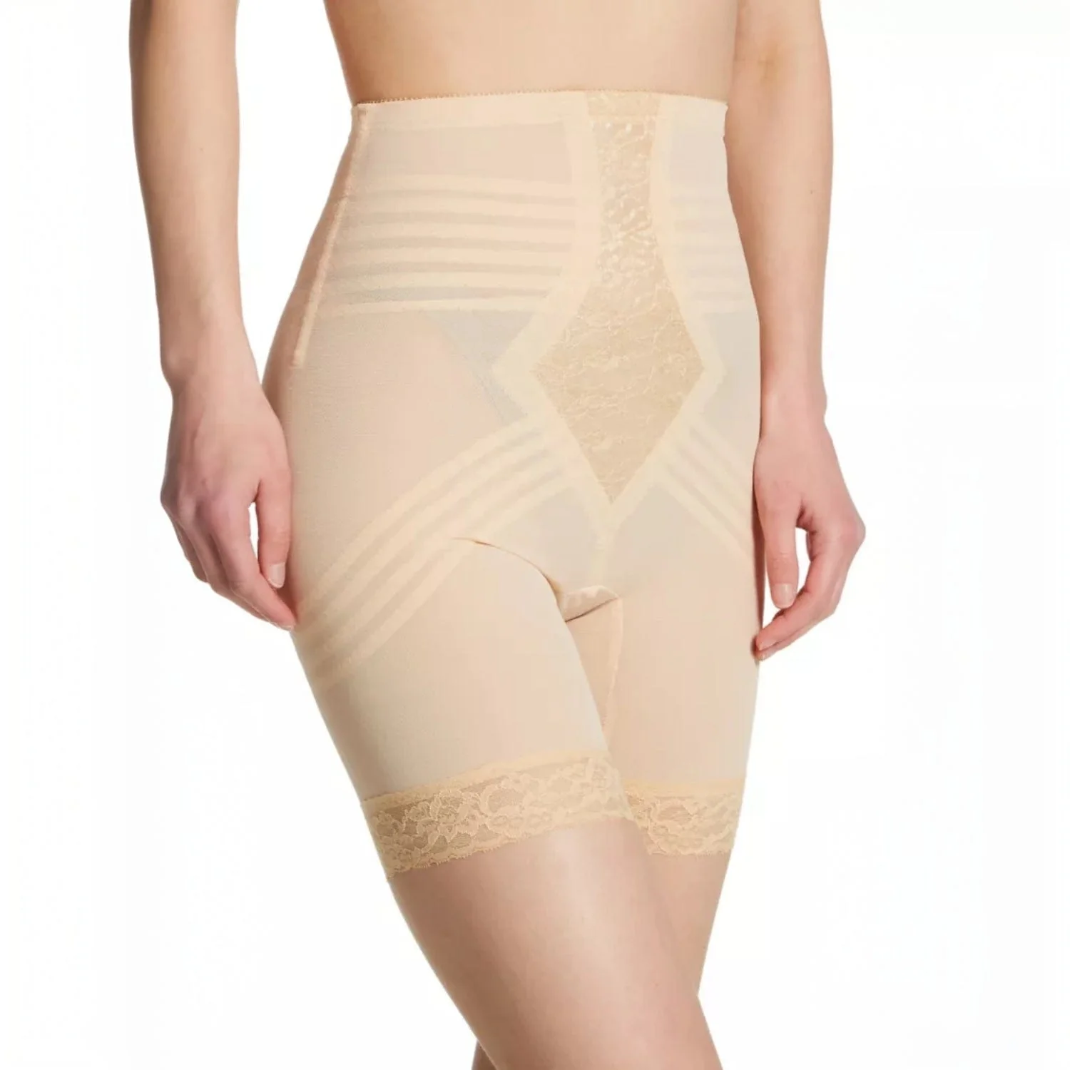Style 6209 | Breathable High Waist Thigh Slimmer | No Roll Power Mesh Hourglass Shaper |  Firm to Extra Firm Support - Image 16
