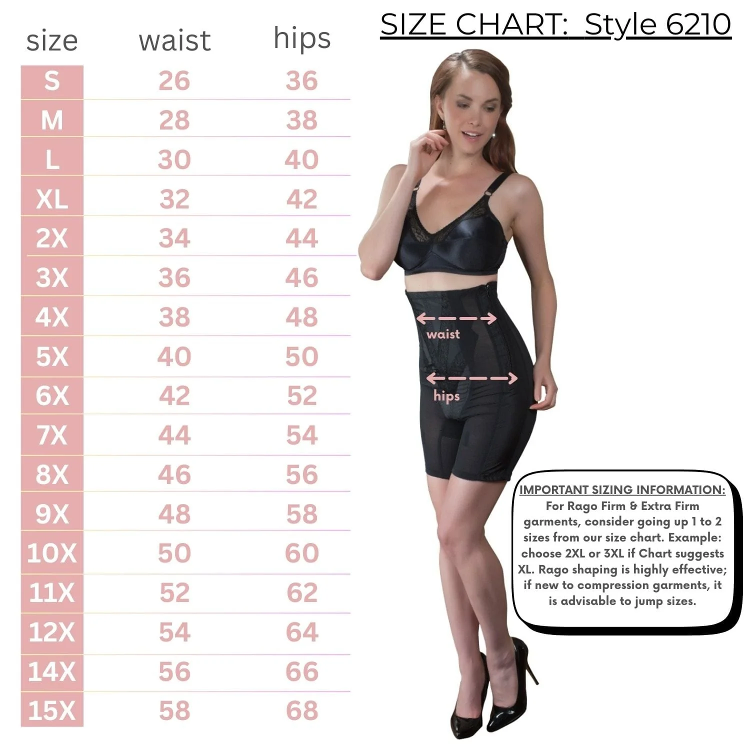 Style 6210 | High Waist Long Leg Shaper with Side Zipper |  Extra Firm Control - Image 5