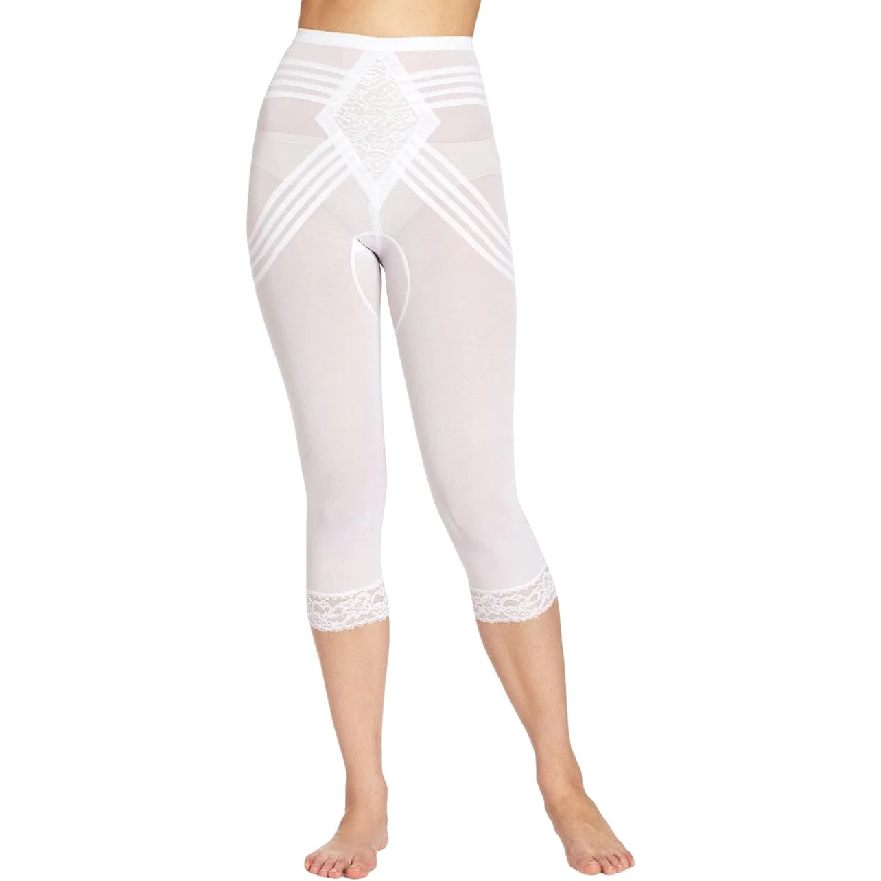 Style 6269 | Breathable Waistline Capri Pant Liner | Power Mesh Fabric | Firm to Extra Firm Support - Image 11