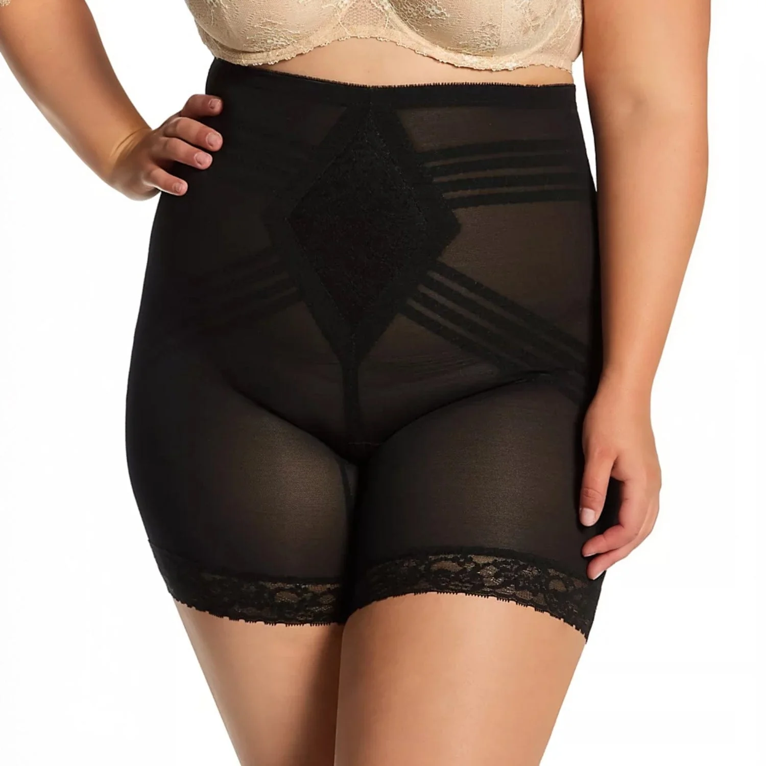 Style 679 | Power Mesh Fabric Waistline Thigh Slimmer | Firm to Extra Firm Support - Image 7