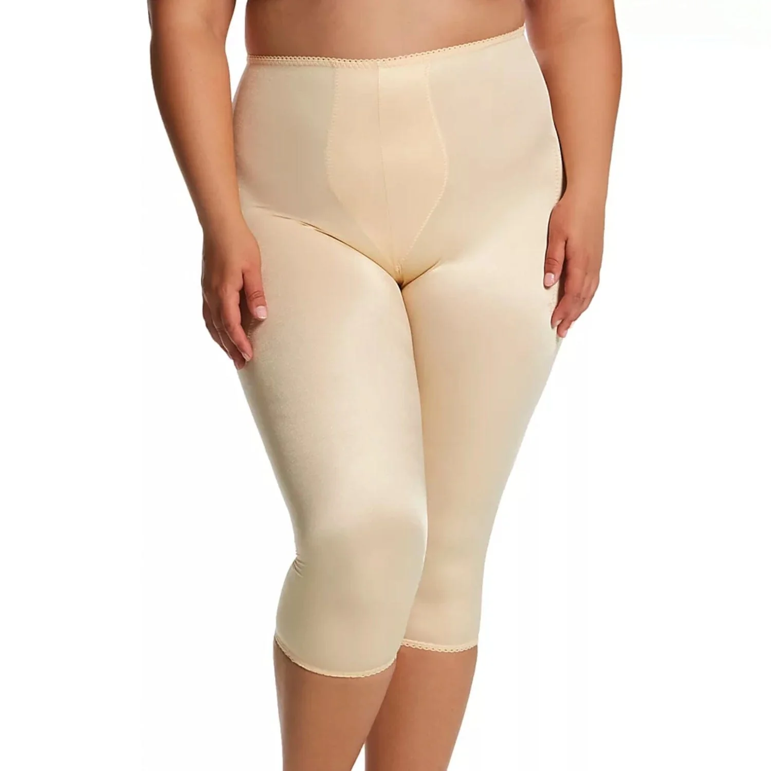 Style 920 | Capri Pant Liner Light Shaping | Satin 4-Way Stretch - Image 12