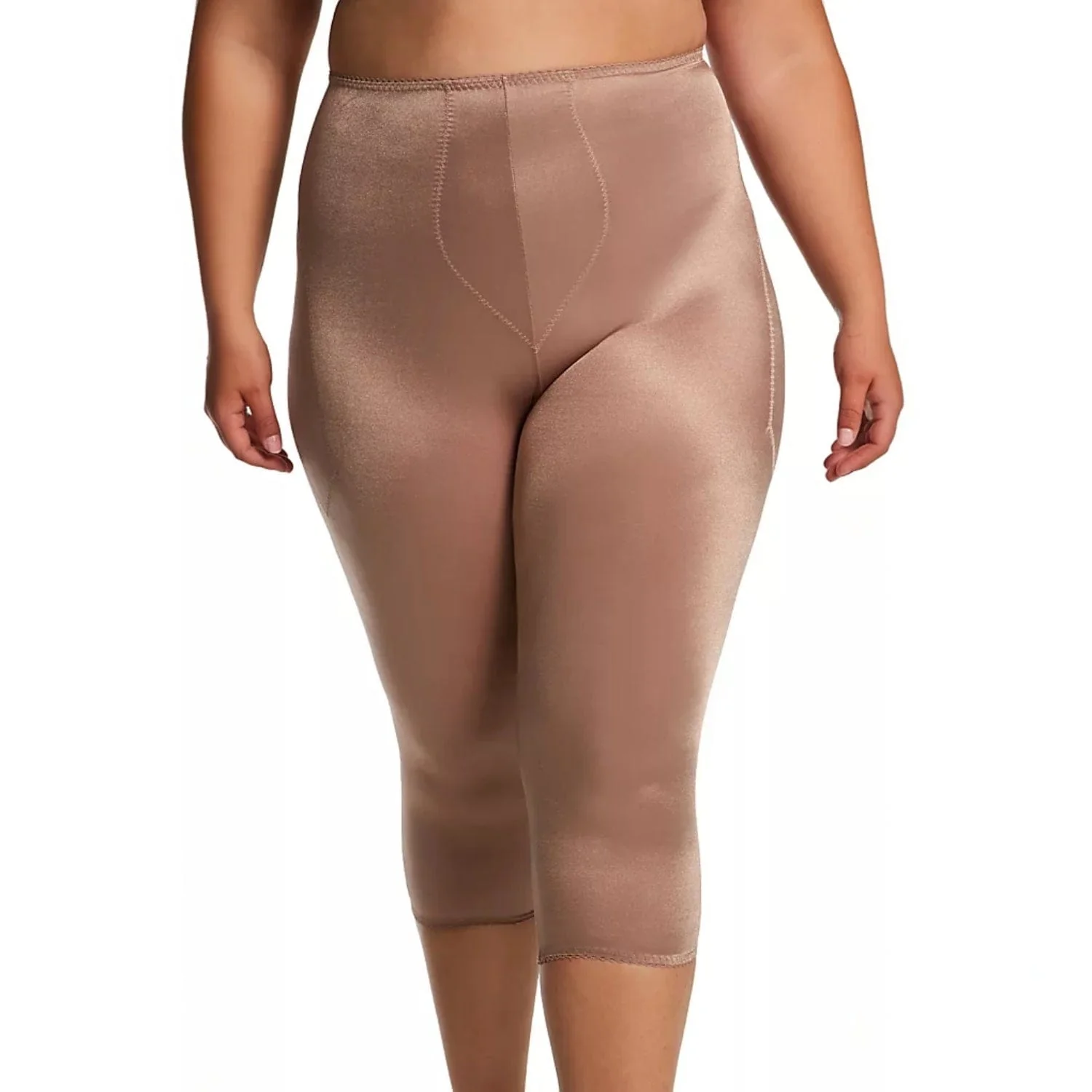 Style 920 | Capri Pant Liner Light Shaping | Satin 4-Way Stretch - Image 8