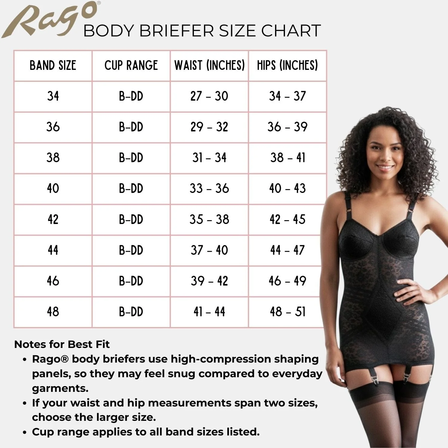 Style 9357 | Body Briefer Extra Firm Shaping  - Black - Image 10